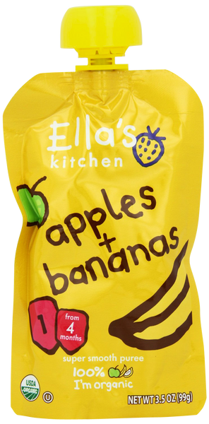 Stage 1 Apples & Bananas -3.5 oz