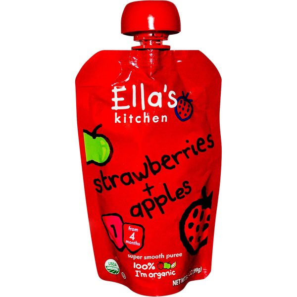Stage 1 Strawberries & Apples -3.5 oz