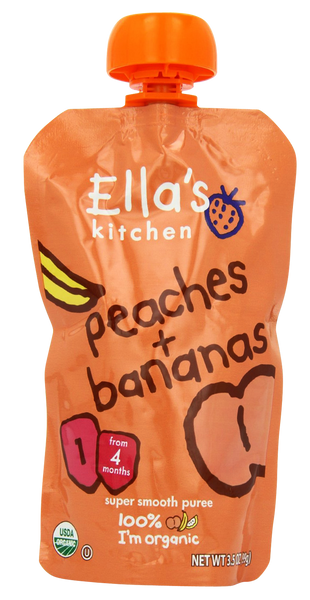 Stage 1 Peaches & Bananas -3.5 oz