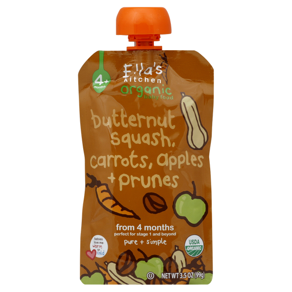 Stage 1 Butternut Squash, Carrots, Apples & Prunes -3.5 oz